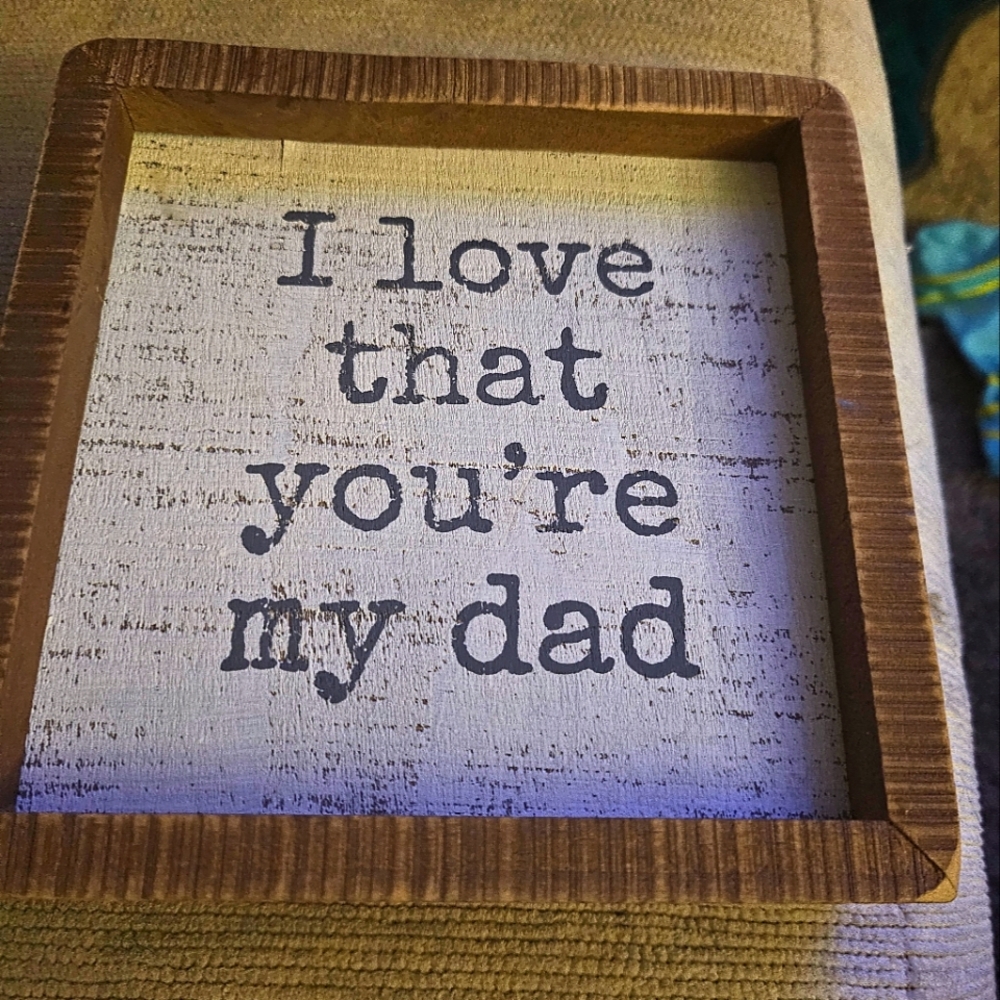 Lovely father's day gift.